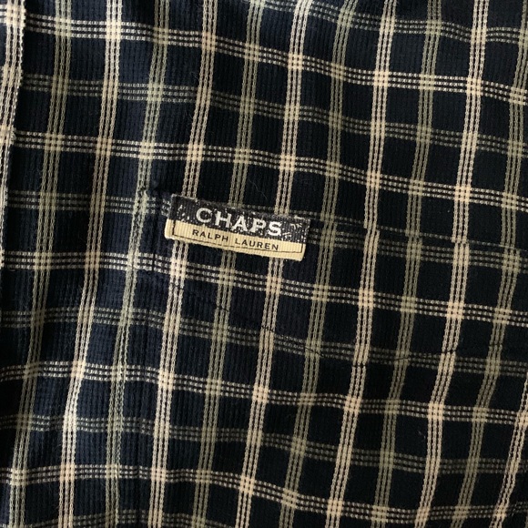Chaps Ralph Lauren Plaid Short-Sleeve Button-Up - Picture 4 of 5